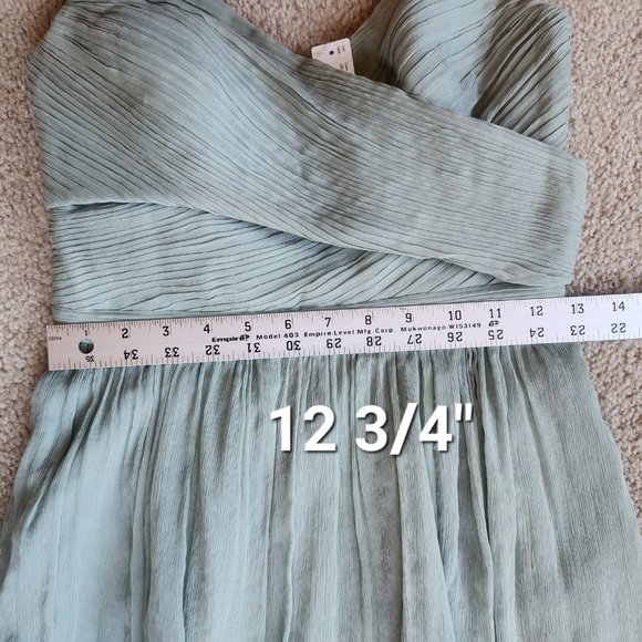 NWT J. Crew Silk Chiffon Heidi Dress Dusty Shale size 0 - Picture 7 of 7